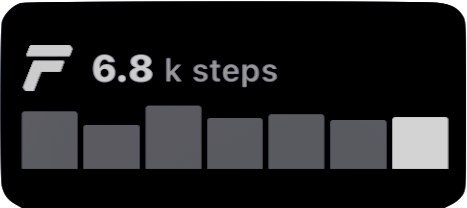 Fitlane Lock Screen activity widget